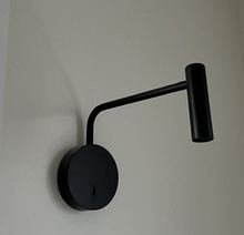 Black gooseneck wall sconce