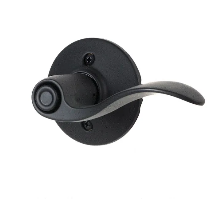 Matte-black traditional lever
