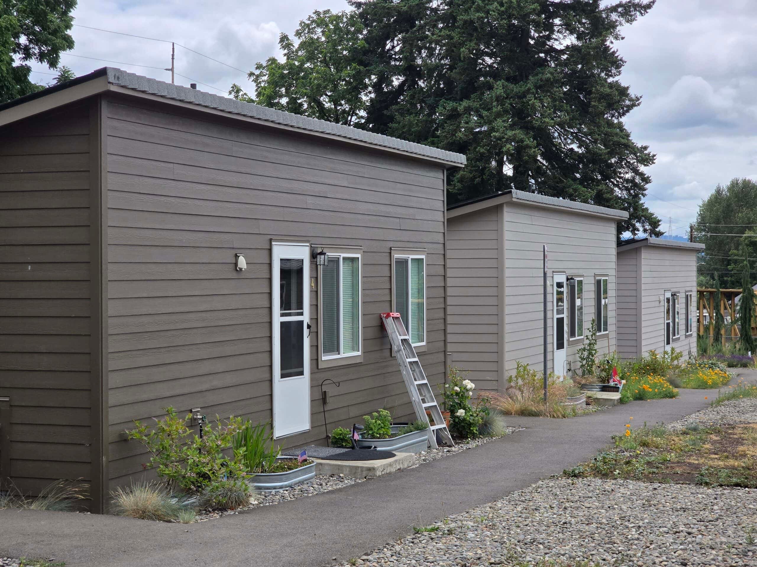 Fruit Valley Terrace — finished compact modular homes for an affordable housing community in Vancouver, WA