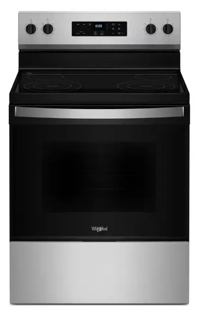 Whirlpool stainless electric range