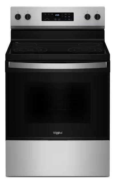 Whirlpool stainless electric range