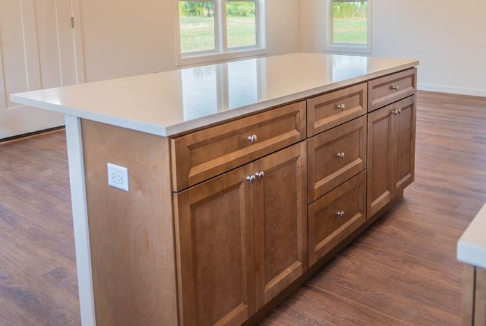 Model I kitchen with island