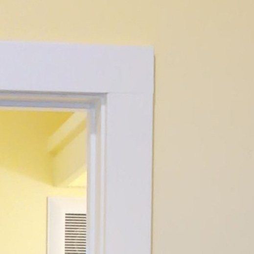 Painted MDF door trim