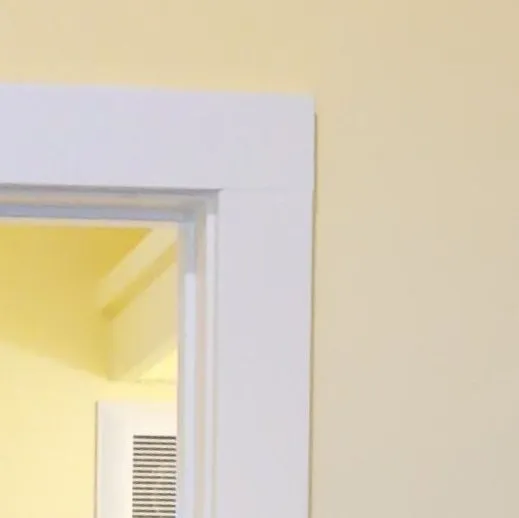 Painted MDF door trim