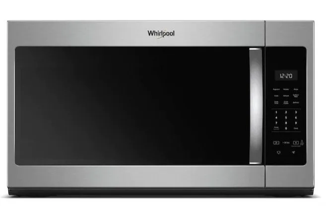 Whirlpool stainless microhood