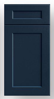 Navy Shaker door