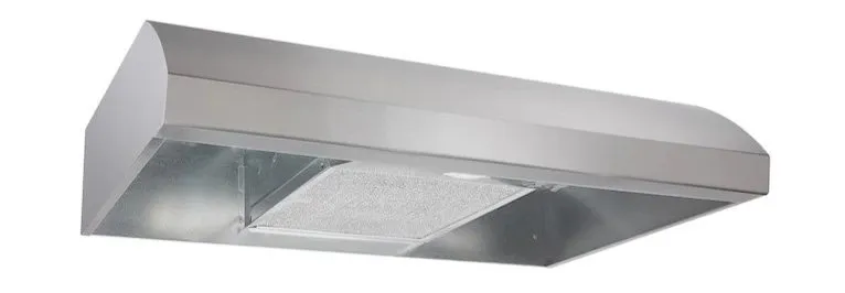 Stainless under-cabinet range hood