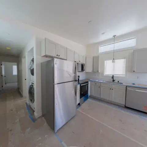 Wolf Model F kitchen in progress at Image District Cottages.