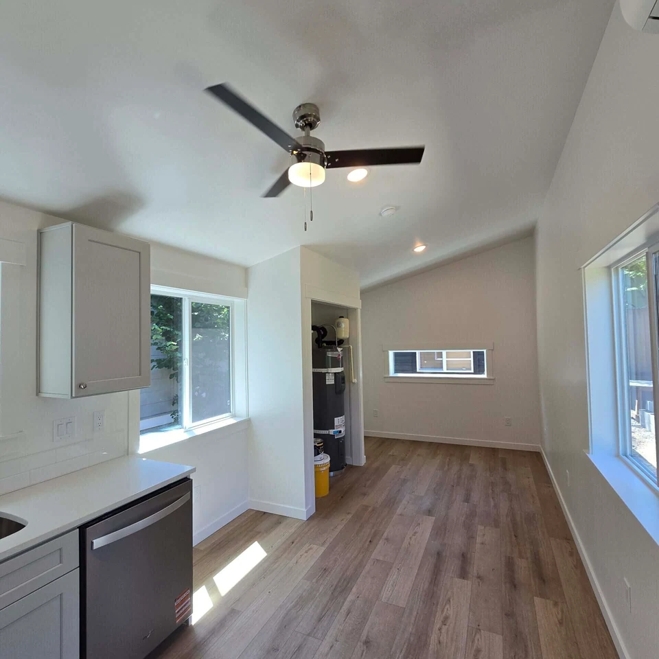 Main room in a Wolf Model B home.