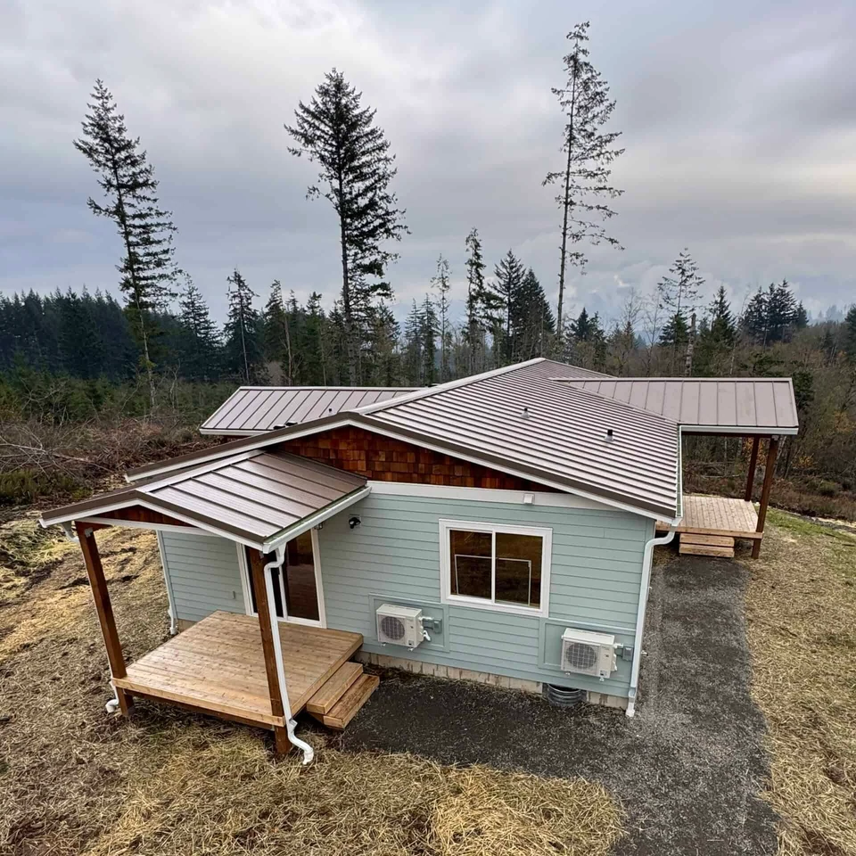 Wolf Model I home with 3 covered porches and amazing view.