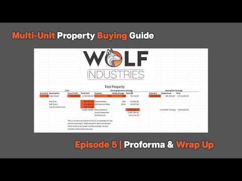 Property buying guide — Ep. 6: the pro-forma