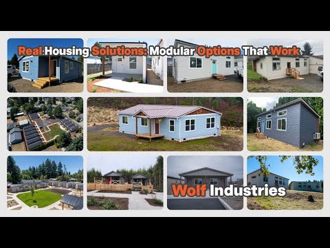 Real housing solutions: modular options