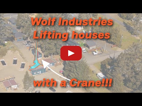 Lifting multiple tiny homes with a crane