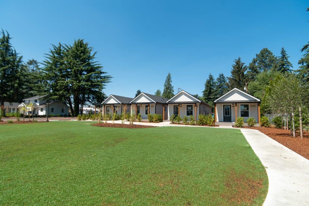 Ogden District Cottages exterior.