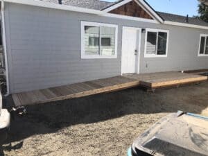 Wolf Model C home with ramped entry.
