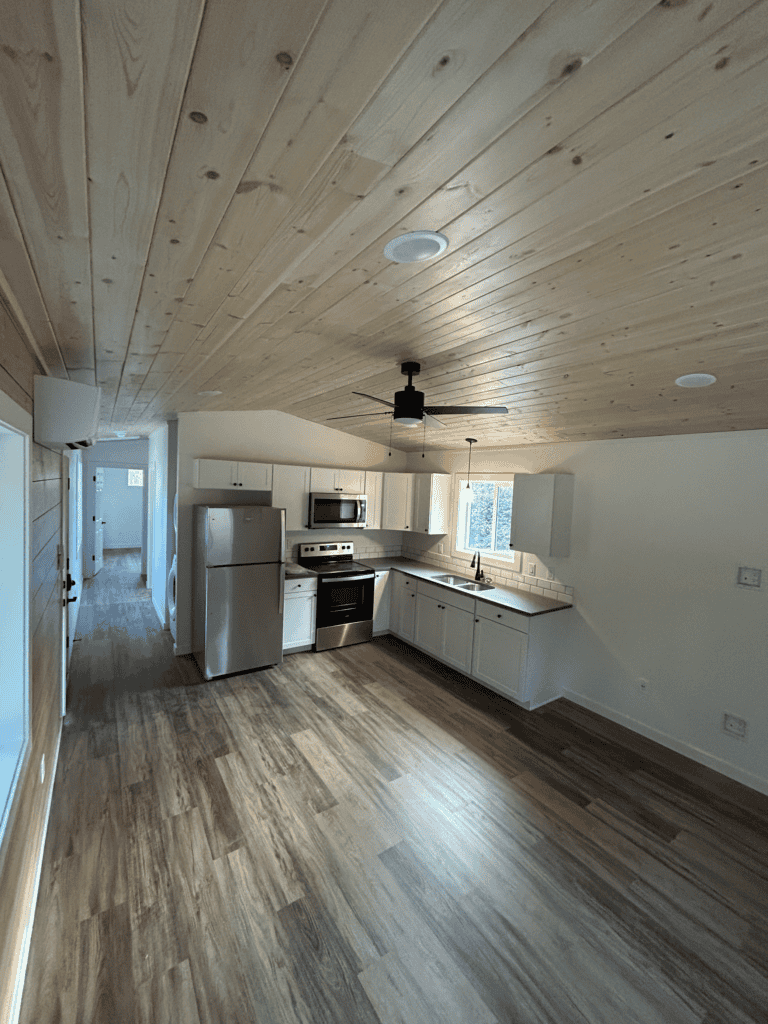 Model F - Jones L-shaped kitchen