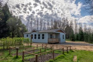 Model L Wolf Home with Covered Front Porch Deck